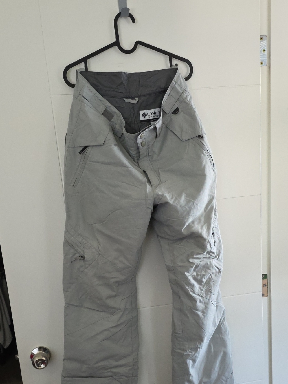 Columbia Men's Light Gray Cargo Snow Pants